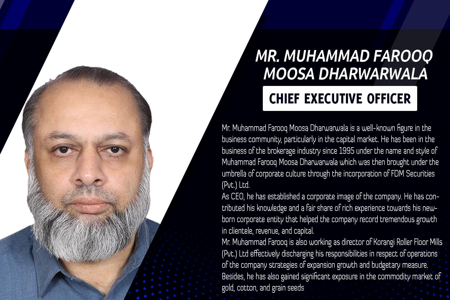 Our CEO